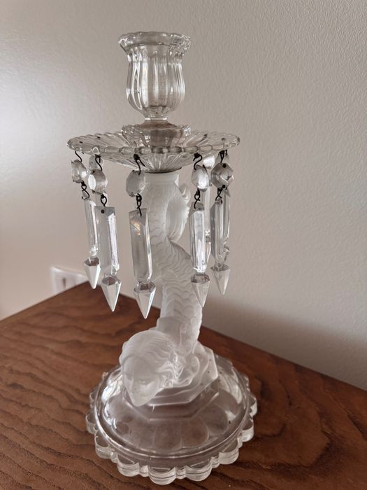 Candelabro sereia em cristal