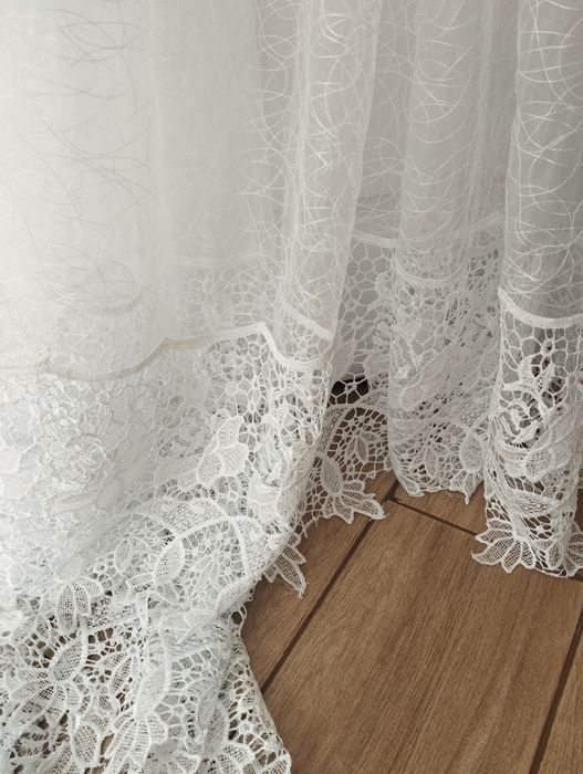 Занавески новые, белые