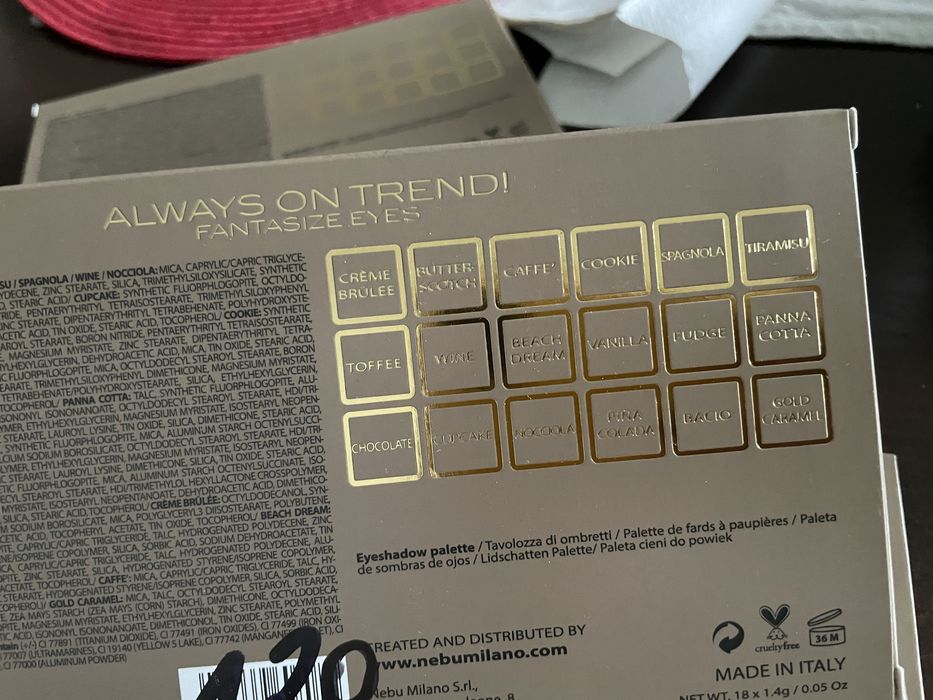 Paleta cieni Milano