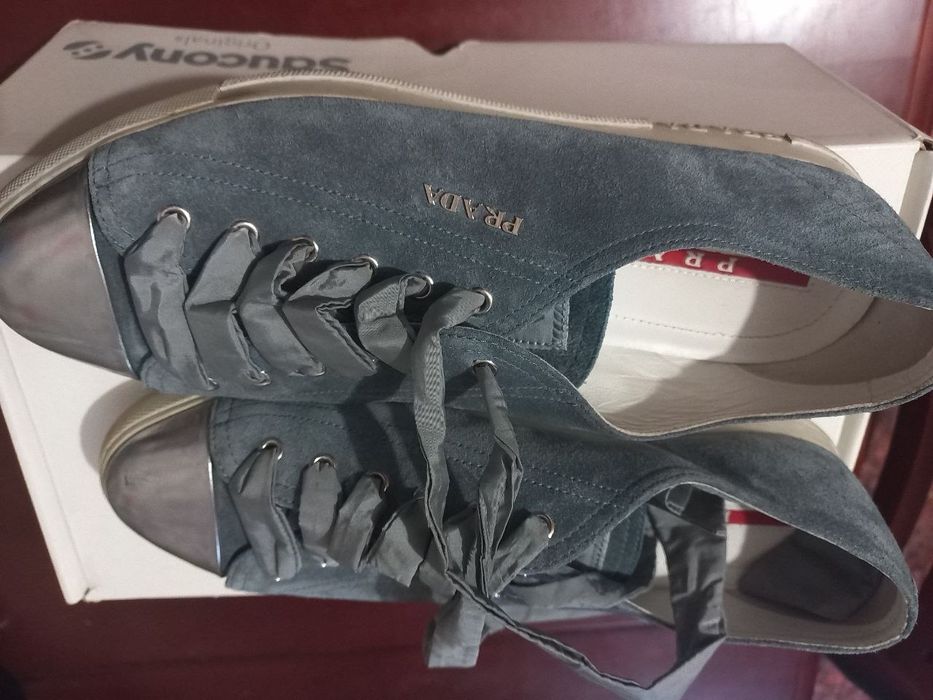 Крутые туфли сникерсы Prada!