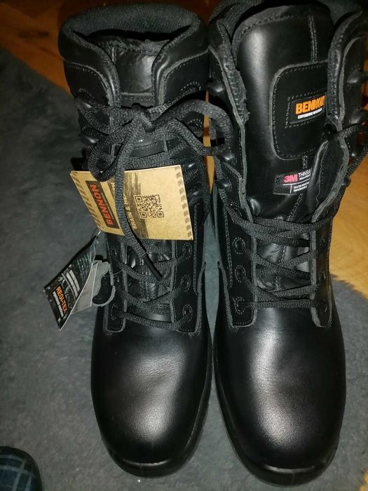 Buty nowe z metką, skórzane, wodoodporne