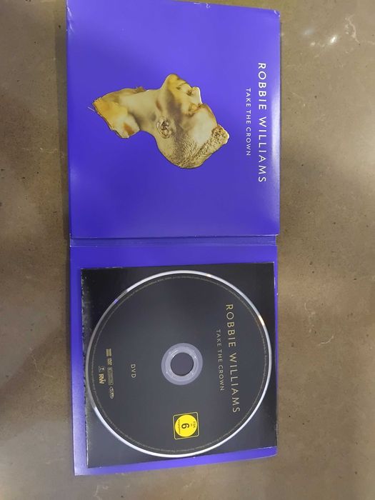Robbie Williams em cd e dvd novo