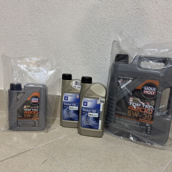 Oleo 5w30 - 3x 1L e 1x 5L