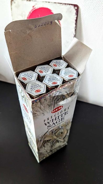 Kadzidło Kadzidełka 100 SZTUK! Biała Szałwia Fantastyczny Zapach