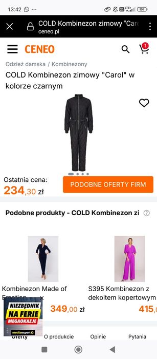 Kombinezon zimowy damski r. S-M