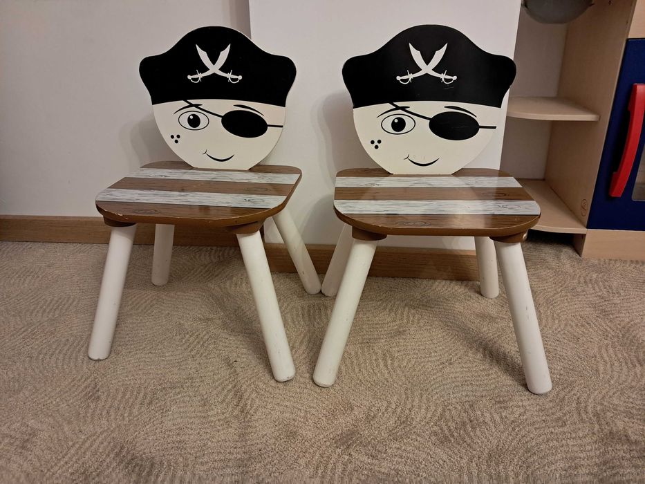 Pirackie krzesełka dla dzieci