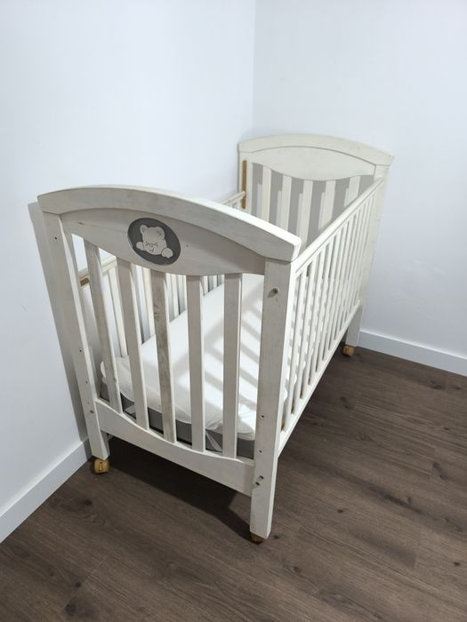 Berço trama + colchão viscoelástico novo