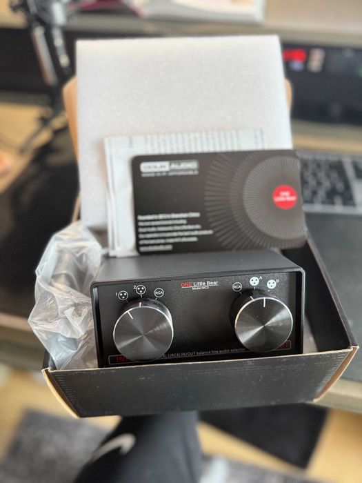 Nobsound Little Bear MC3 3IN 3OUT XLR Balanced/RCA Passive Switch