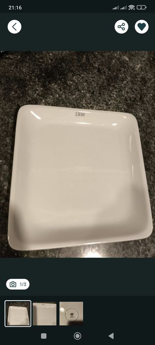 Półmiski Baucher Weiden logo IBM sygnowane