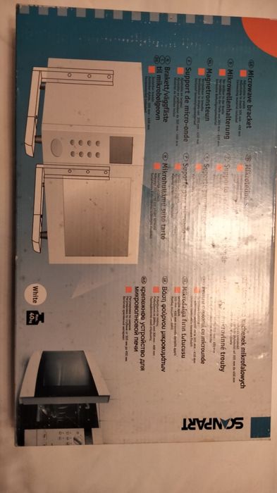 Suporte microondas ou TV, novo.