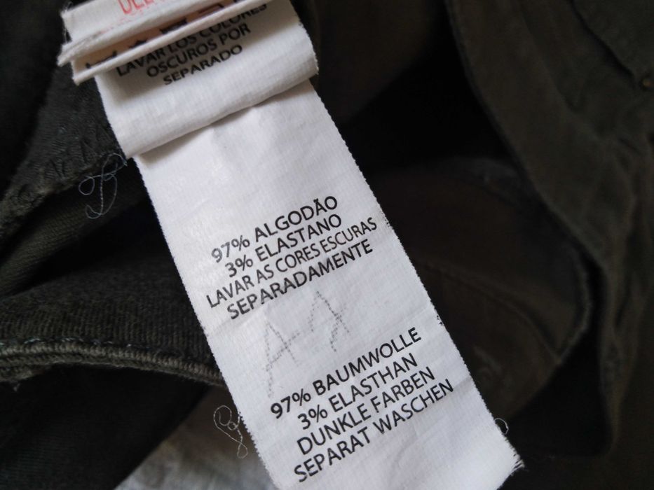 Calças Ganga Castanhas Coloured Skinny Denim Co. 38