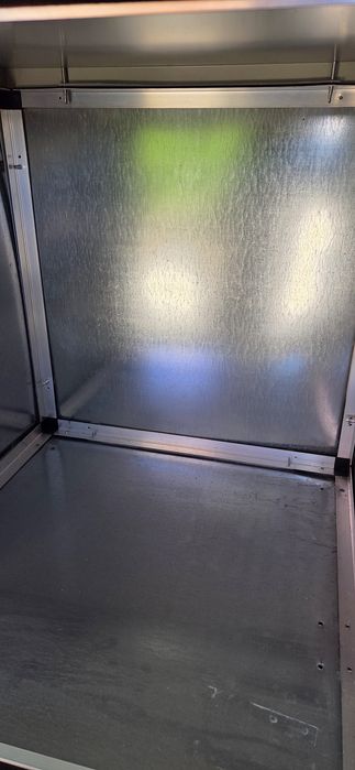 Caixa de ventilação 600 mm x 600 mm x 600 mm Nova