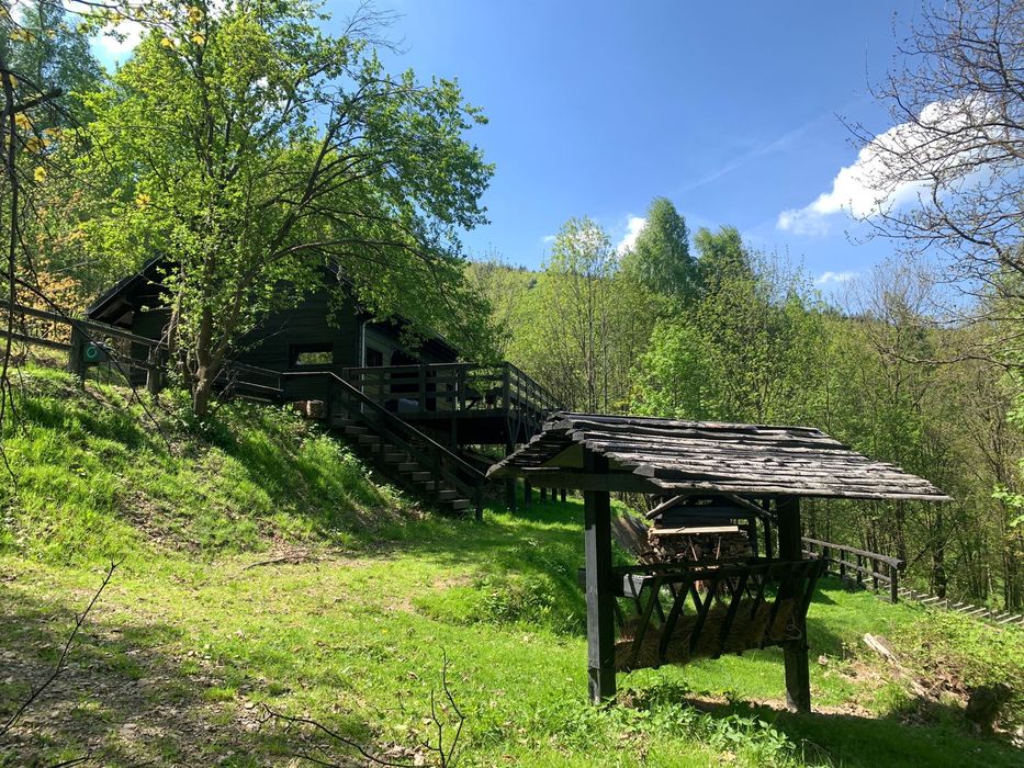 Domek na Grzybowej w górach na odludziu - jacuzzi sauna/Beskidy/