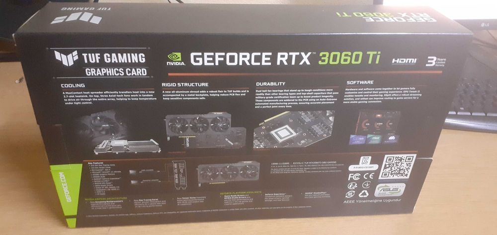 Geforce RTX 3060 TI OC 8GB  TUF Gaming Recondicionada | Como Nova | Com Garantia