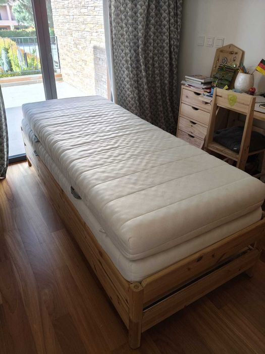 2 Camas 80x200 Utåker (IKEA) + 2 Colchões