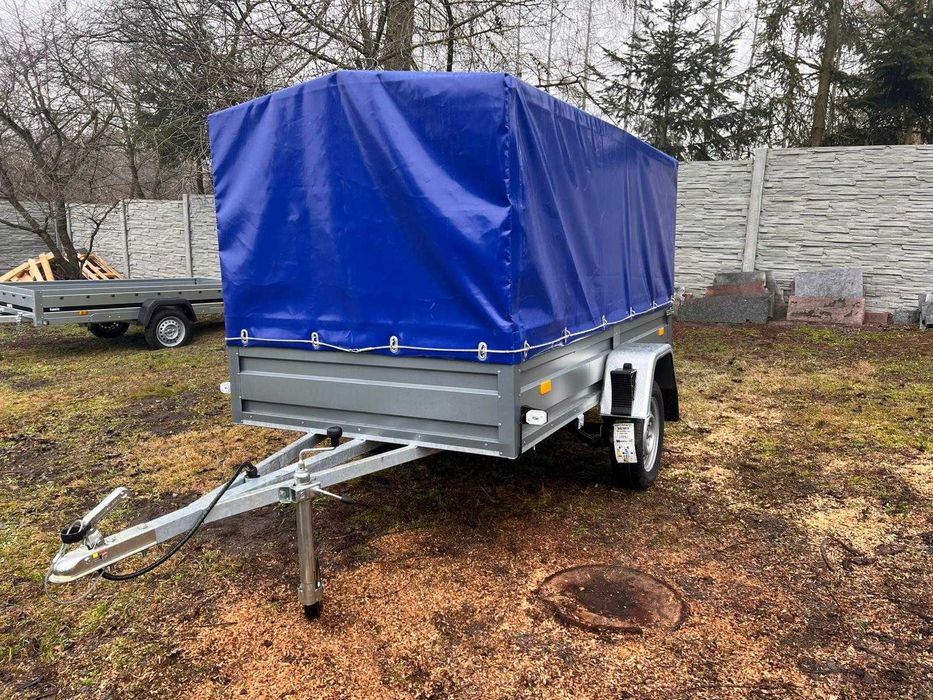 Nowa przyczepa samochodowa FRACHT 250/125 RESOR z plandeką