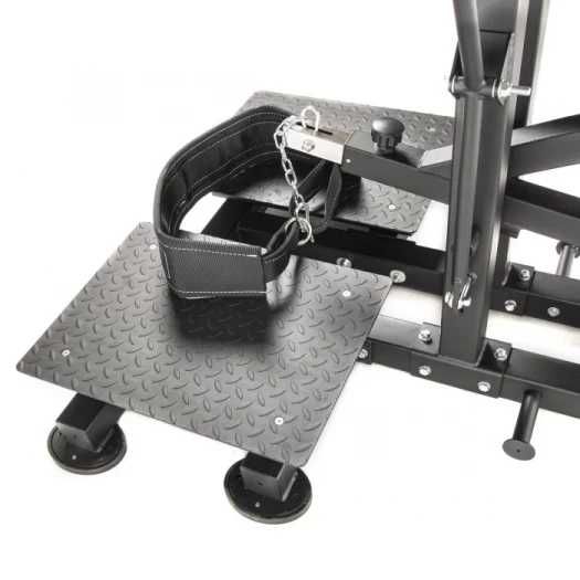 Maszyna do przysiadów z pasem Belt Squat Machine na wolny ciężar