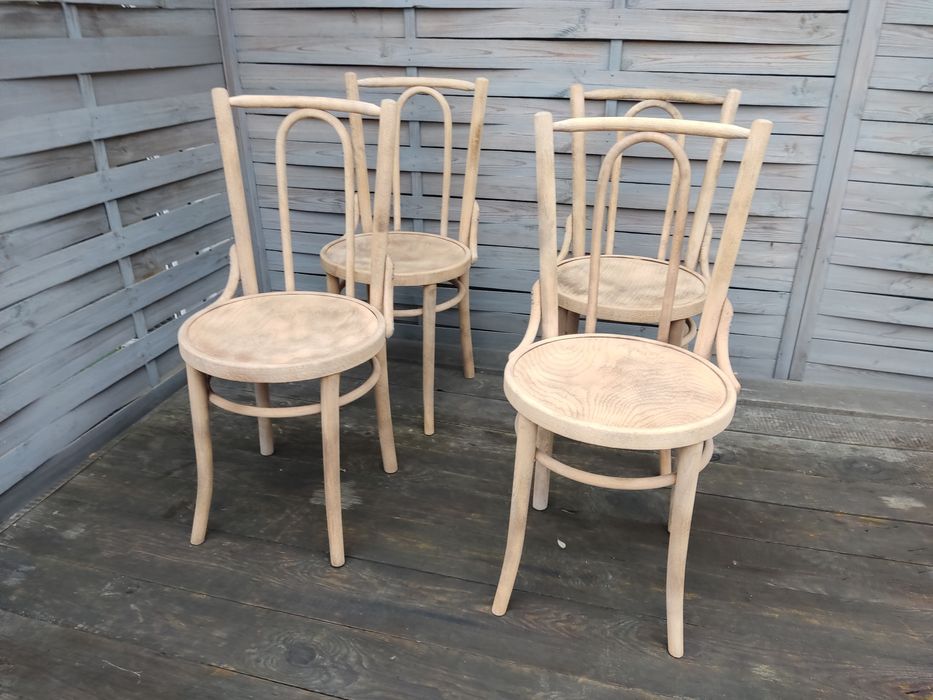 Krzesła Thonet Fameg Radomsko wyszlifowane 4szt