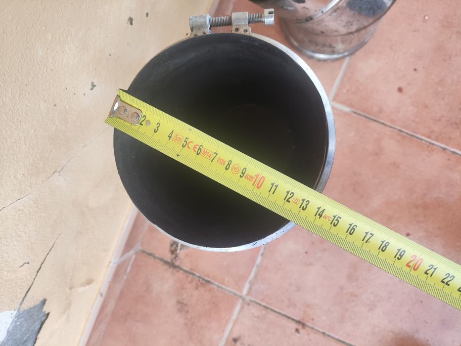 Tubo em latão para chaminés