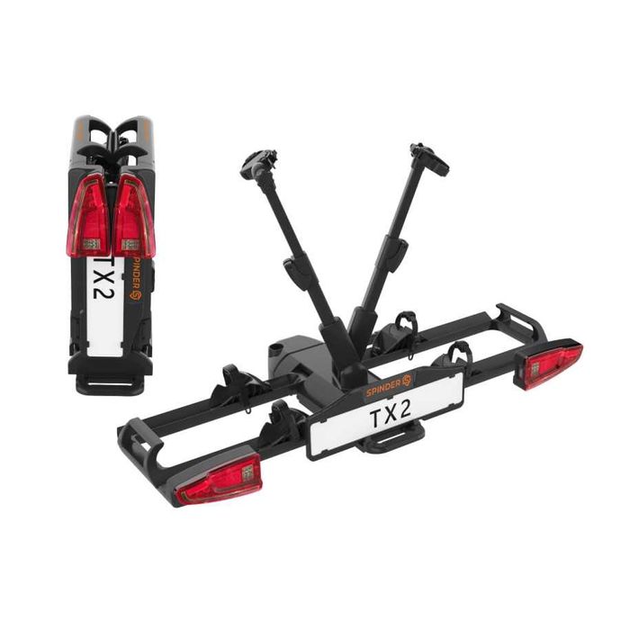 Spinder TX2 LED – bagażnik rowerowy na hak na 2 rowery | NOWY