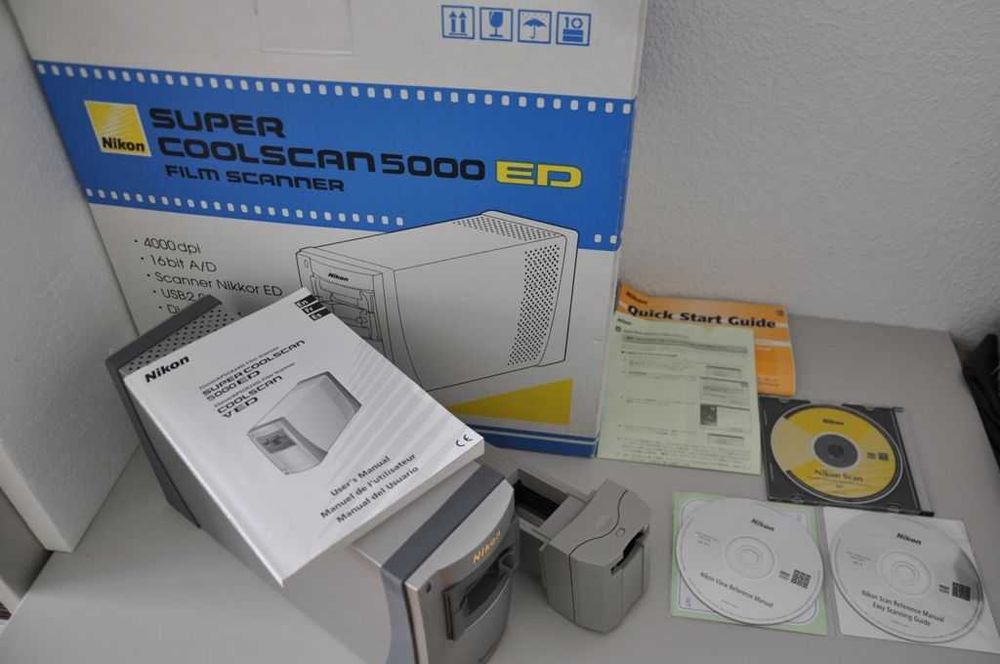 Nikon Coolscan 5000 ED w komplecie. NIKON + SF-210 + FH-3 + Silverfast