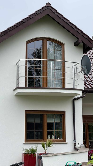 Balustrady nierdzewne, schody zabezpieczenia okienne