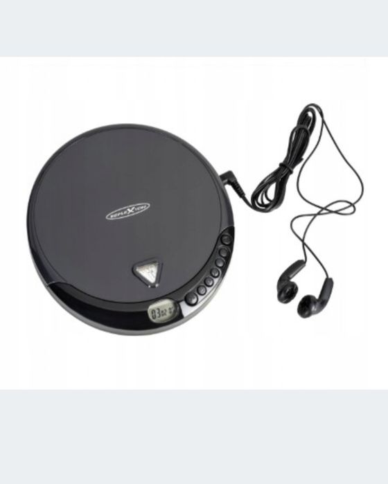 Reflexion PCD-400 nowy przenośny odtwarzacz CD ze słuchawkami, czarny