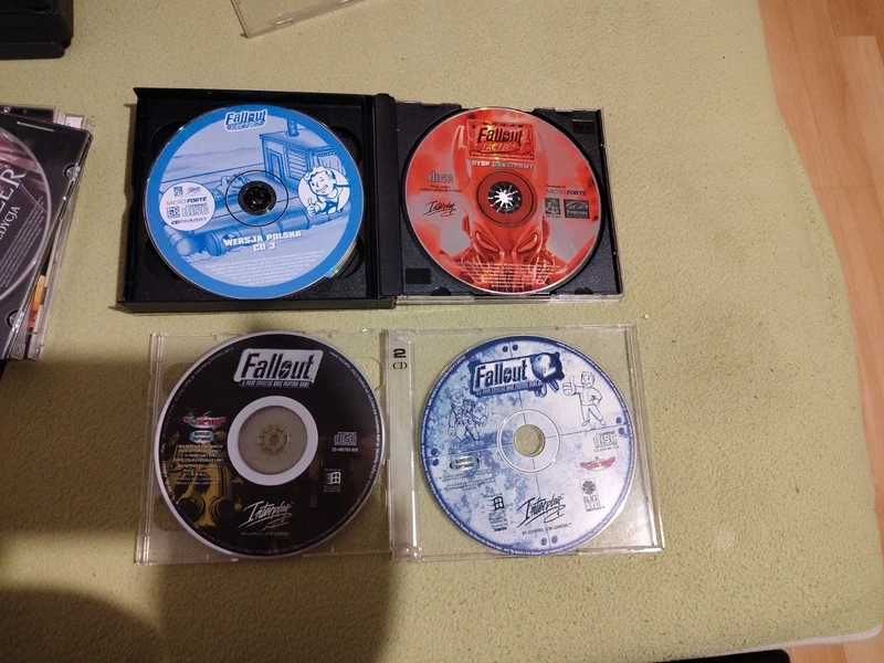 Fallout Tactics+Fallout 1+2 Gry PC