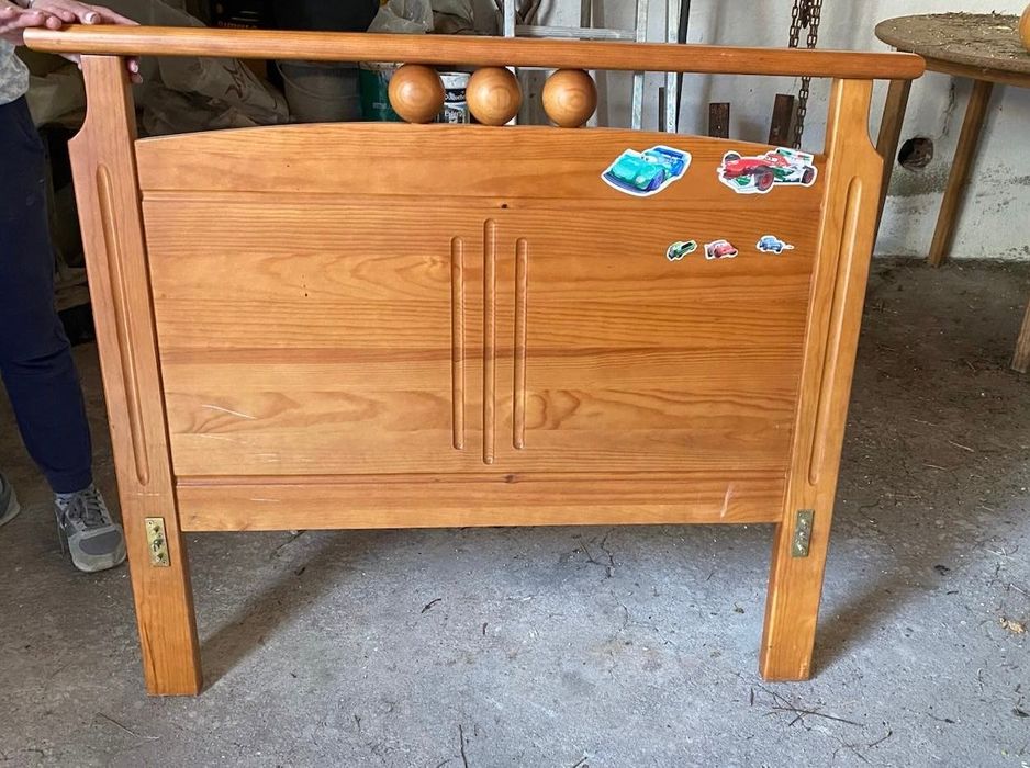 Conjunto mobília quarto - pinho francês
