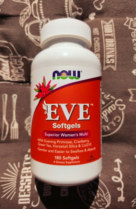 Комплексні вітаміни Adam адам Eve ева для мужчин женщин Now Foods