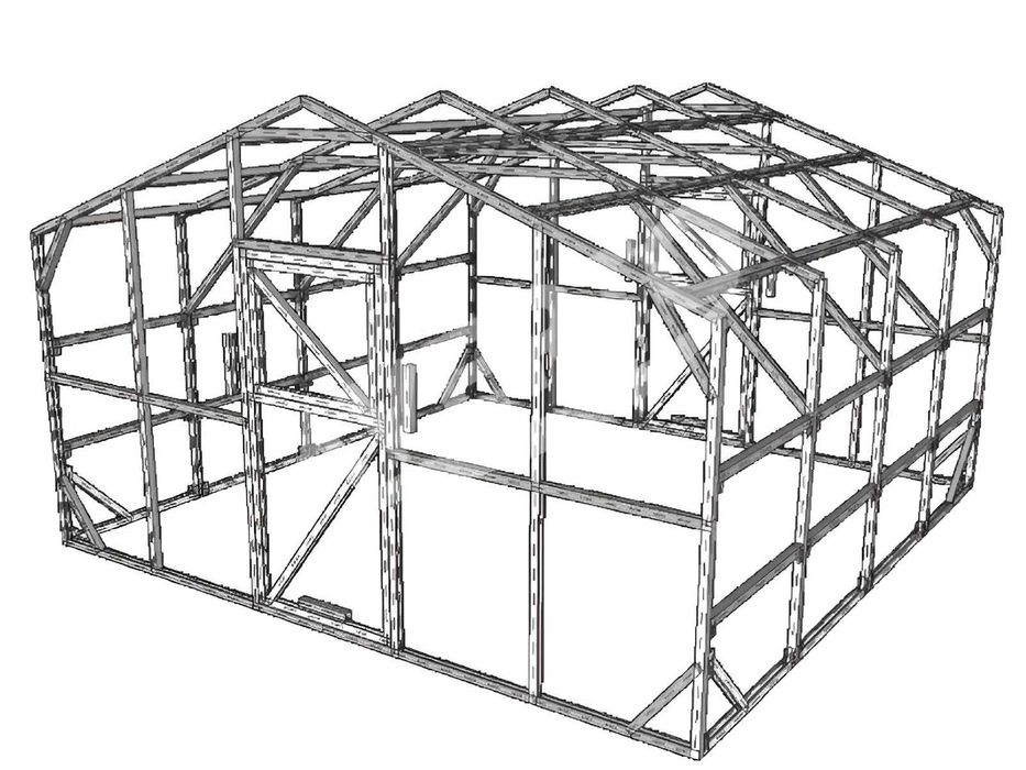 Szklarnia DeLUX 4m Profil 40x40mm + 4 Prezenty
