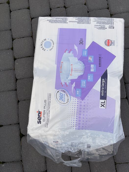 Pampersy 28 szt seni super plus 23 szt xl