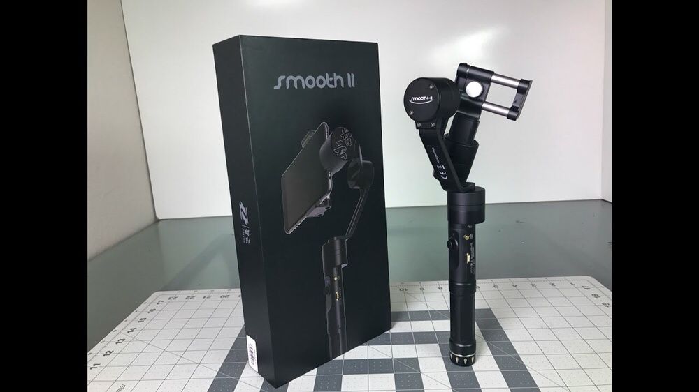 Estabilizador 3 eixos zhiyun smooth 2 novo faz rotação 360graus
