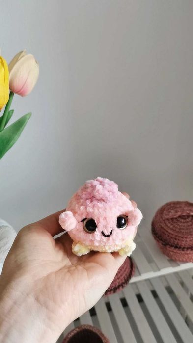Chiński pierożek na szydełku handmade, rękodzieło