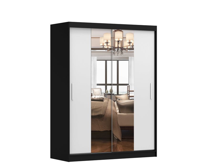 Nowoczesna Przesuwna Szafa Vista 01 150cm - Idźczak Meble