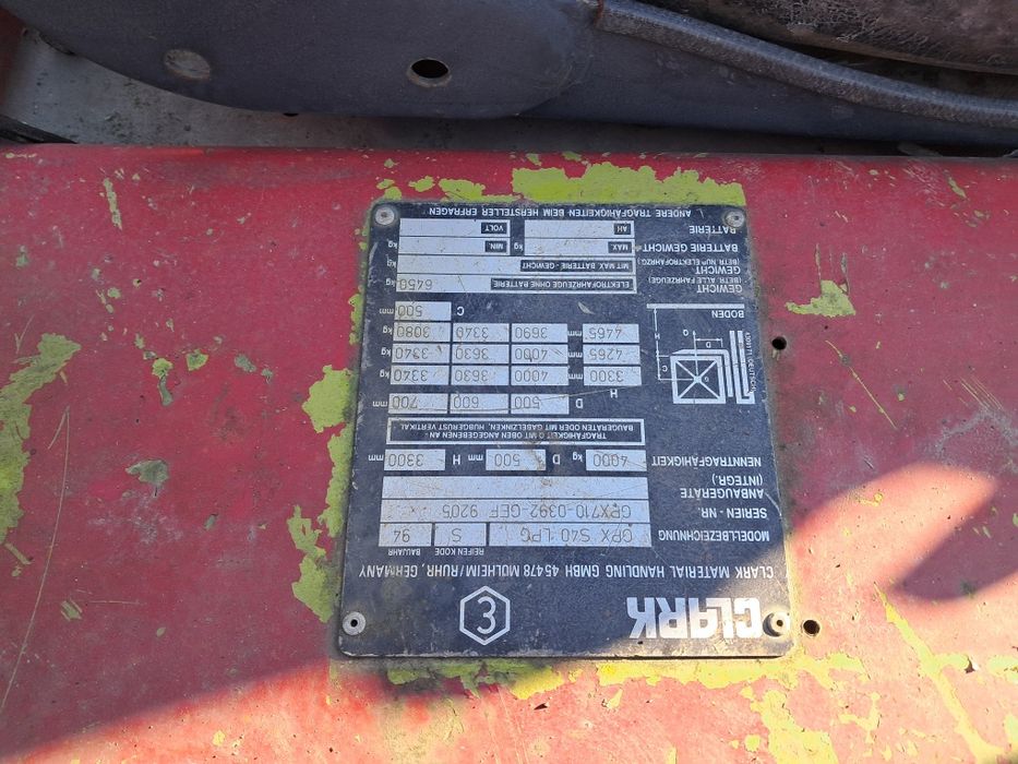 Wózek widłowy CLARK GPX 4.t