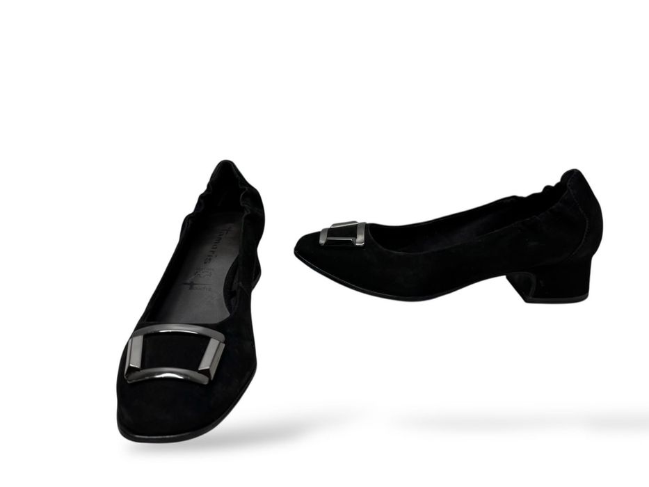 Czolenka skorzane zamszowe Tamaris rozmiar 40