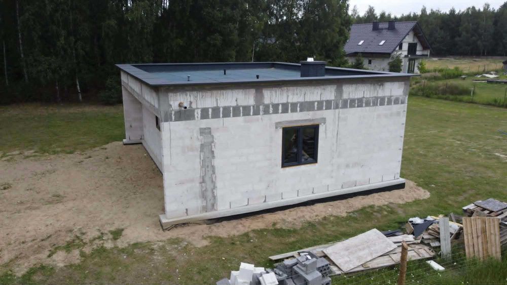 Luksusowy dom przy lesie | projekt Serengeti | 70 m² | 14 arów prywatności, stan surowy zamknięty