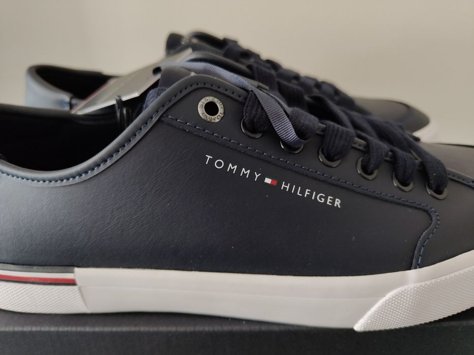 Trampki Tommy Hilfiger skóra naturalna