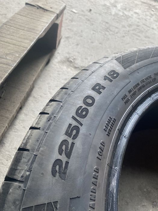 225.60.18 Continental 2шт лето БУ склад шины резина из Европы 60 R18