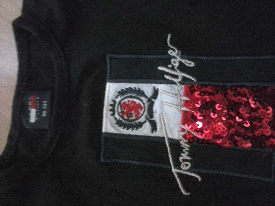 Czarna sukienka Tommy  Hilfiger, rozm. 98-104