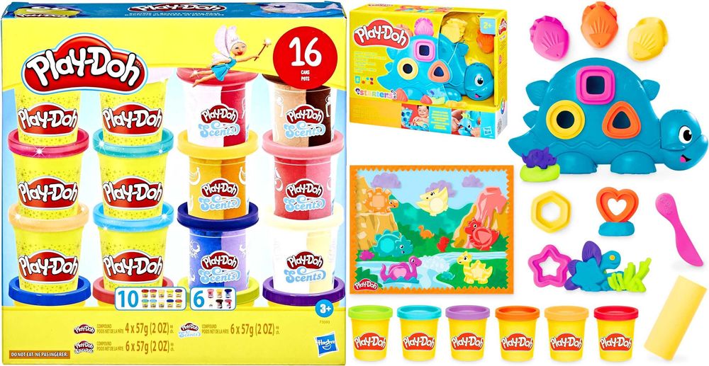 Нові набори Play-Doh Dino. Плей До сортер. Плей До динозавр.