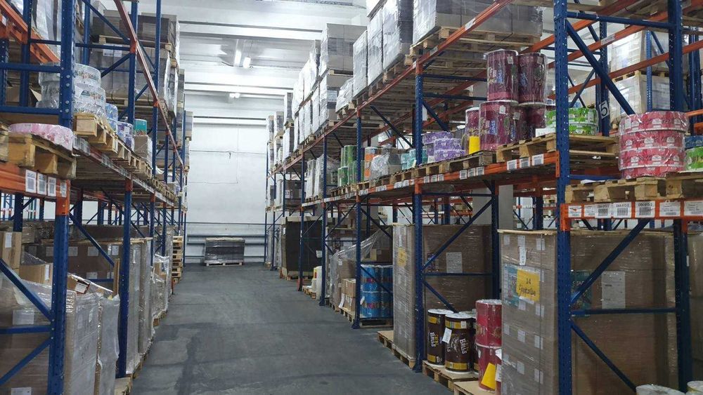 б/у Стелажі зі складу в наявності, Палетні  та поличкові стелажі