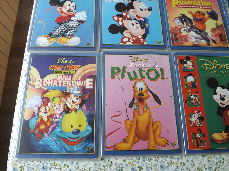 Gumisie, Miki, Donald, Pluto dvd bajki film Puchatek Disney