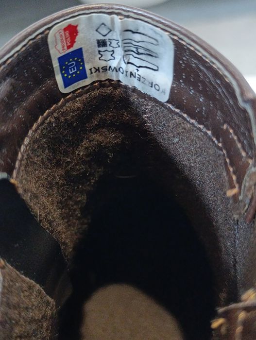 Skórzane botki damskie