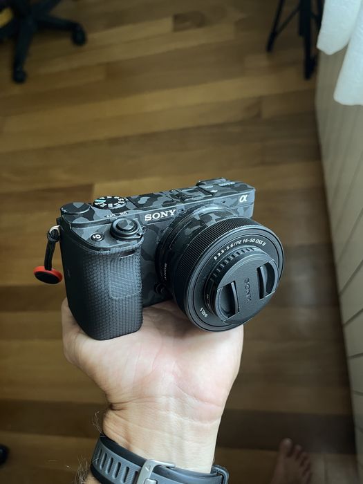 Sony a6400 com 3 lentes