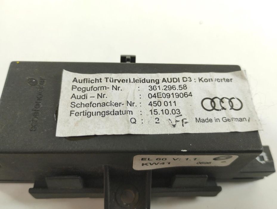 MODULO ELECTRONICO AUDI A8 2005 -4E0919064