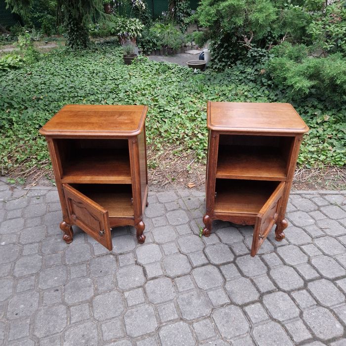 Komplet 2 szafki nocne w stylu ludwikowskim