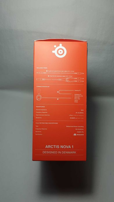 Słuchawki przewodowe SteelSeries Arctis Nova 1 - stan BDB.