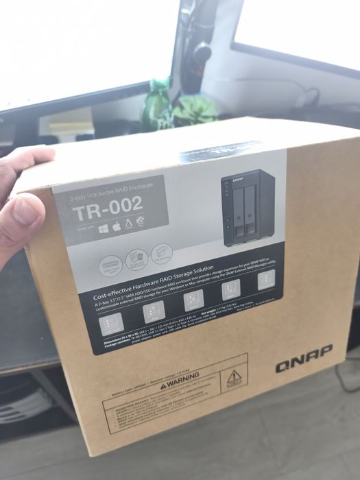 QNAP TR-002 – Módulo de Expansão RAID USB 3.1 Gen 2 com 2 Discos | Novo